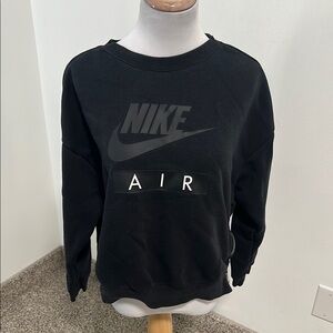 Nike Black 'Air' Crewneck Sweatshirt